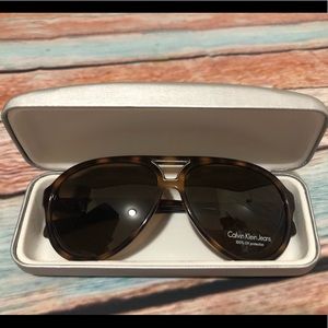 Calvin Klein Tortoise Sunglasses